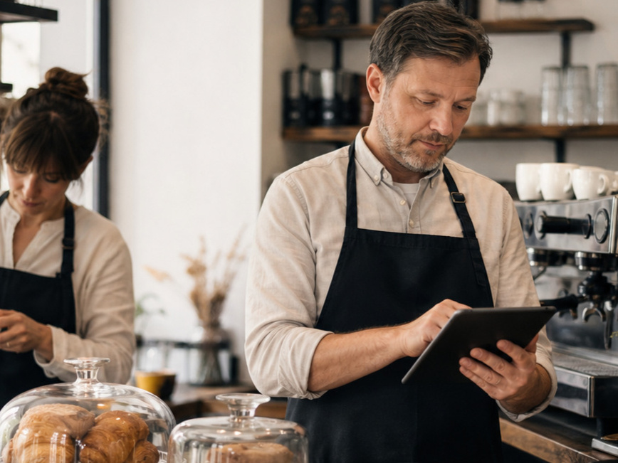 KI in der Gastronomie – Vorbereitung eines Cafés
